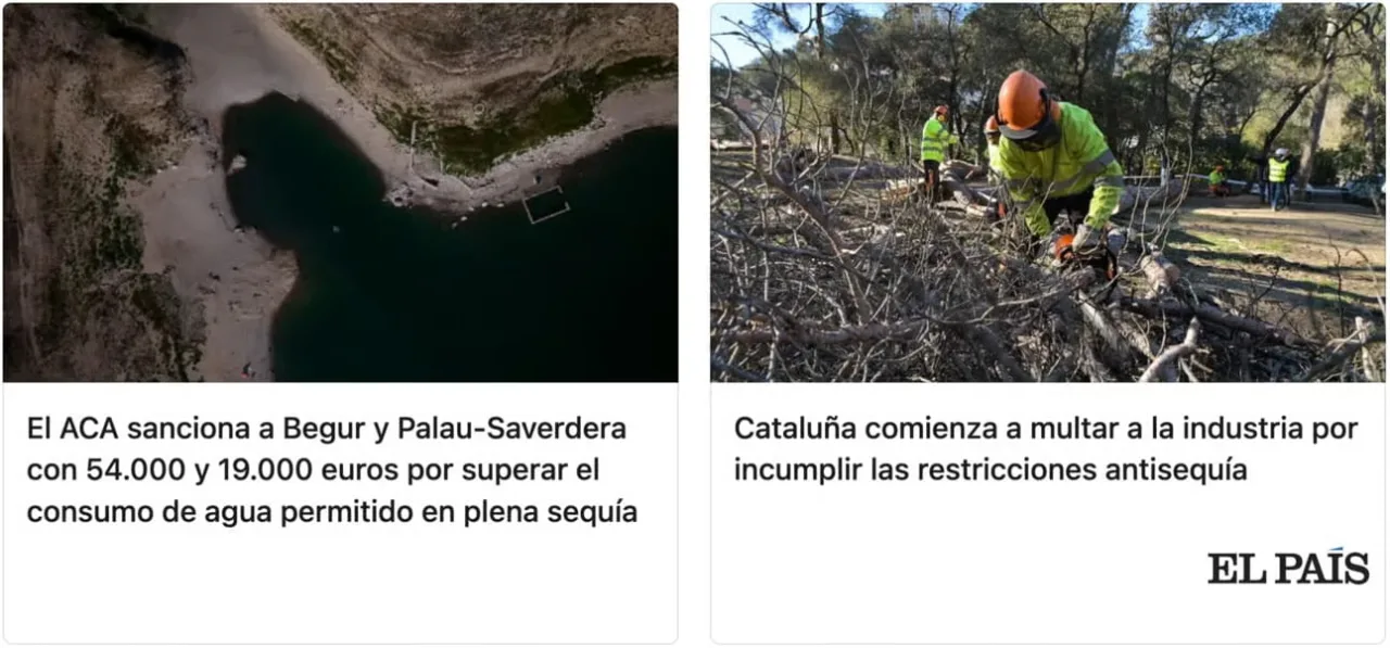 En 2024, las sanciones por no cumplir con las medidas por sequía afectaron a la industria.