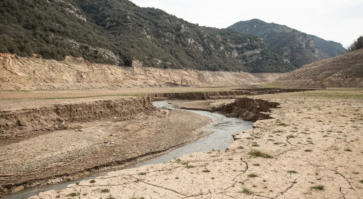 Embalse de Baells, febrero de 2024