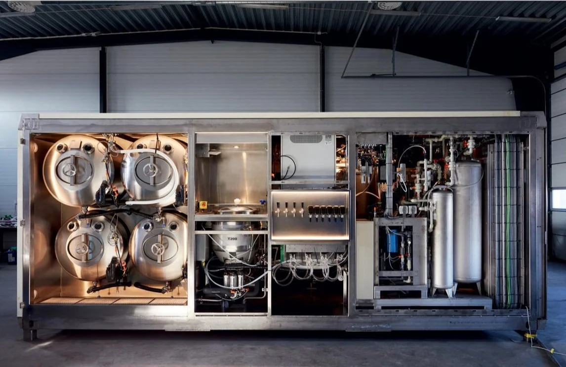 Stainless steel water treatment equipment with circular filtration units